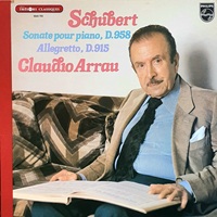 Philips : Arrau - Schubert Sonata No. 19, Allegretto